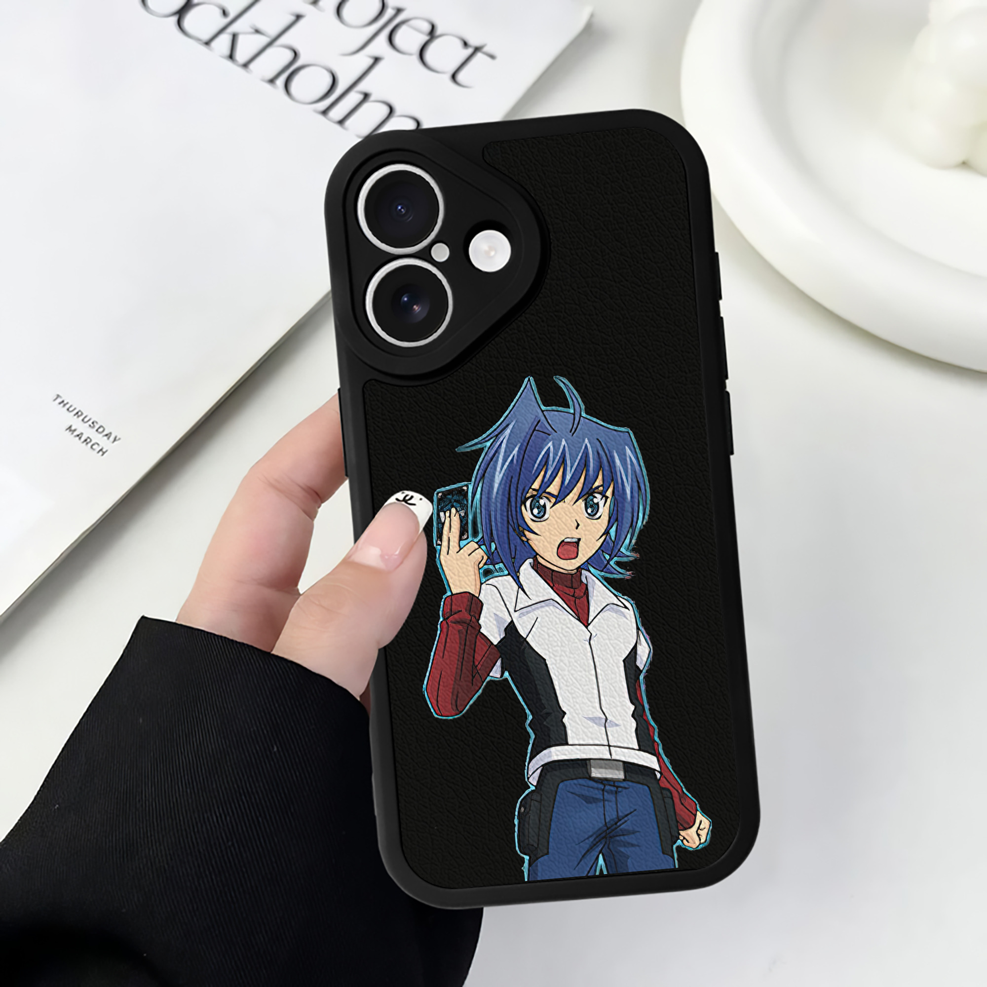 遊☆戯☆王 Yu-Gi-Oh! 【iPhone 16シリーズ対応】シリコンスマホケース（レザー調） 材質：シリコン